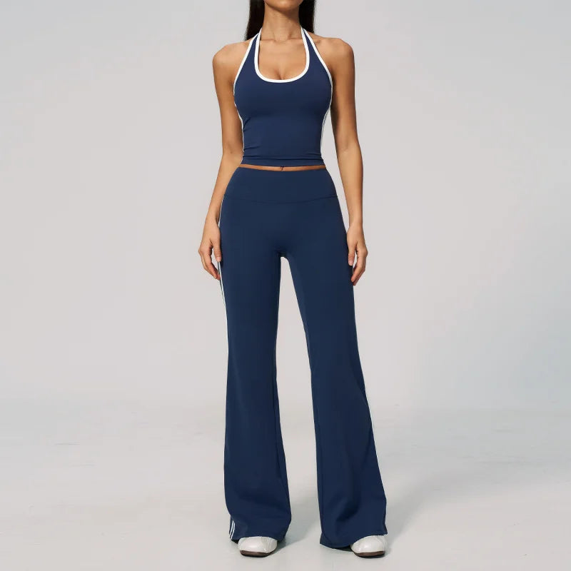 New Nude Feel Sports Suit High Waist Comfortable Fit For Outdoor Running Fitness Activities Seamless Leggings Sports Suits