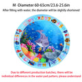 Summer pet cooling mat，Thickened Inflatable Water Mat For Cat And Dog Pet Playmat With Fish Sea Ocean Theme Sensory Toy Water