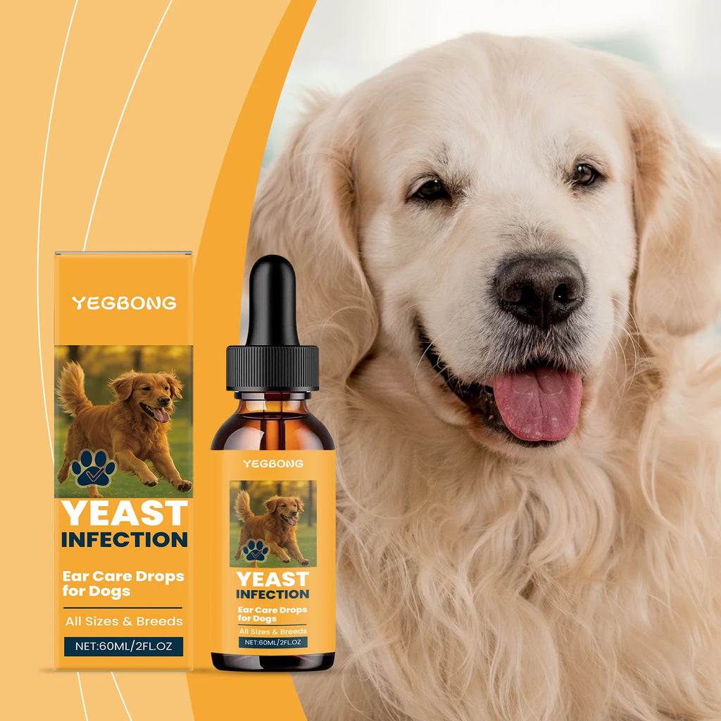 Dogs Ear Care Drops Effectively Removing Earwax Eliminating Odor Relieving Ear Itching Discomfort Gentle Formula Pet Ear Cleaner