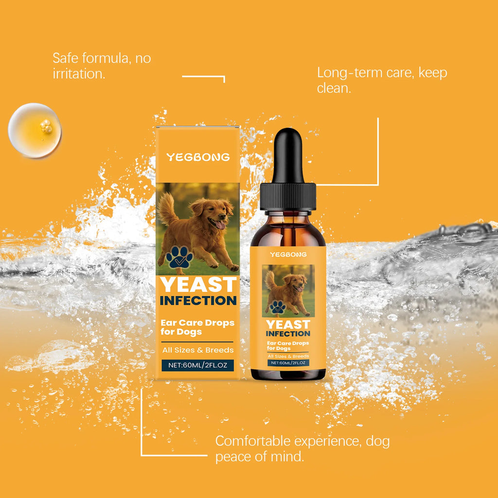 Dogs Ear Care Drops Effectively Removing Earwax Eliminating Odor Relieving Ear Itching Discomfort Gentle Formula Pet Ear Cleaner