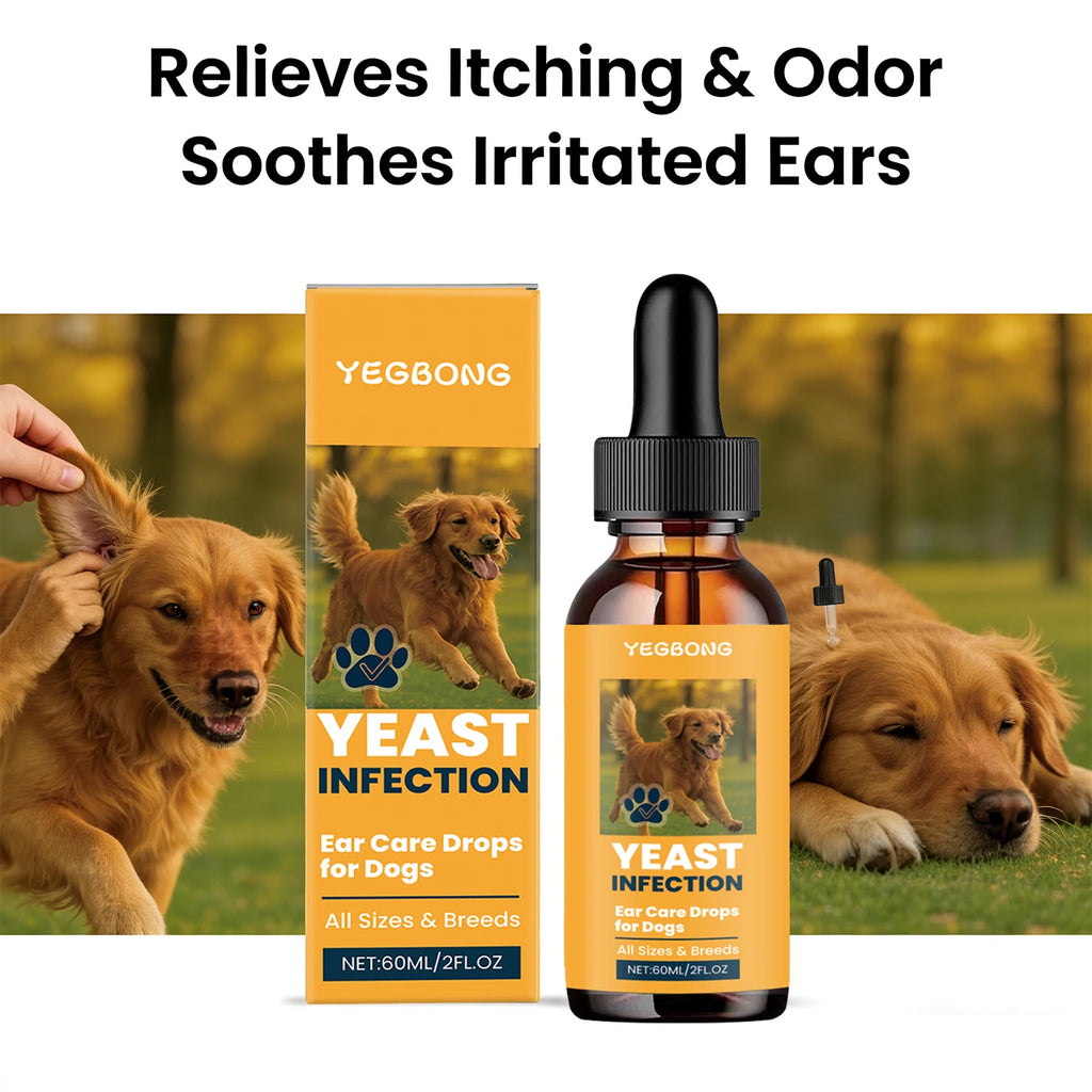 Dogs Ear Care Drops Effectively Removing Earwax Eliminating Odor Relieving Ear Itching Discomfort Gentle Formula Pet Ear Cleaner