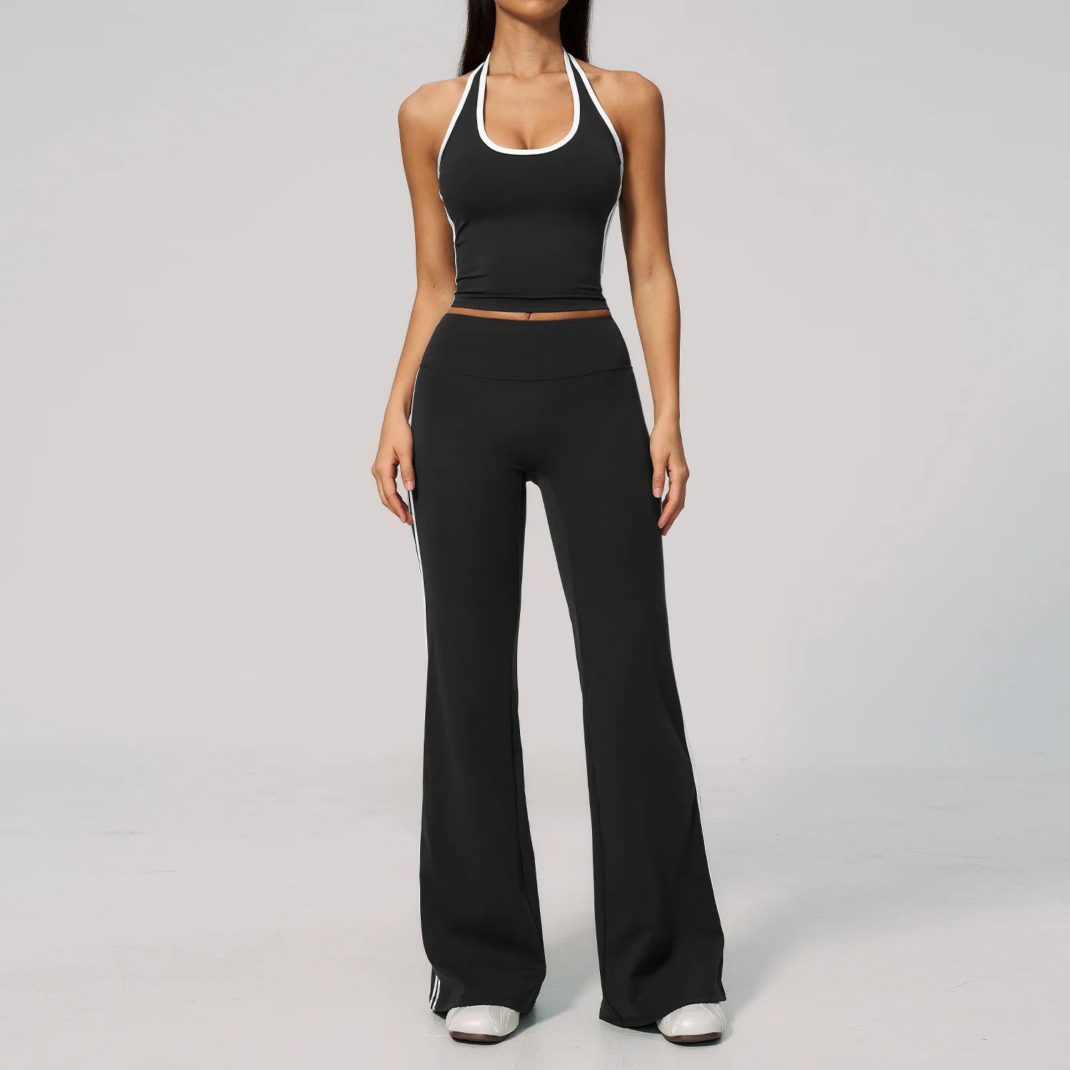 New Nude Feel Sports Suit High Waist Comfortable Fit For Outdoor Running Fitness Activities Seamless Leggings Sports Suits
