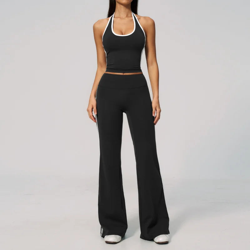 New Nude Feel Sports Suit High Waist Comfortable Fit For Outdoor Running Fitness Activities Seamless Leggings Sports Suits