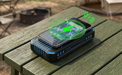 Solar Three Fold Bank Folding Outdoor Portable Large Capacity Mobile Power Supply