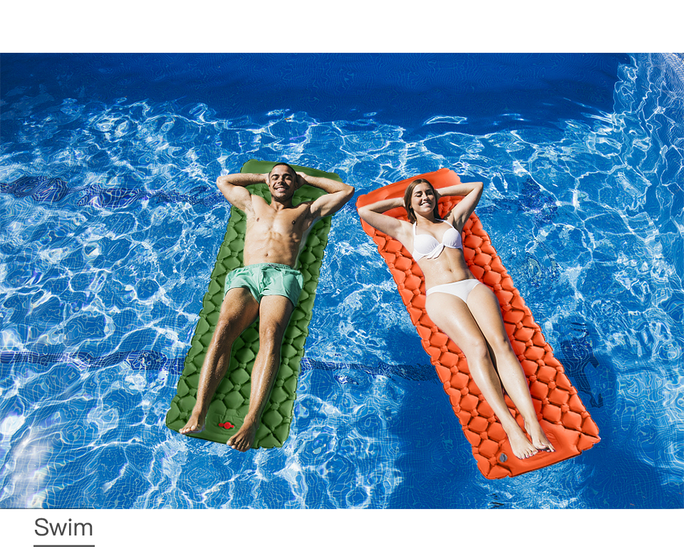 Lightweight camping sleeping pad packed size comparison
